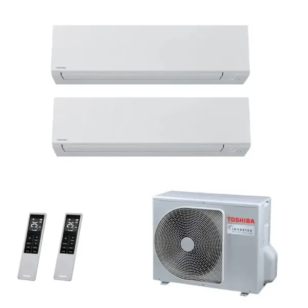 Toshiba Dual Split 7+7 Btu Shorai Edge RAS-2M10G3AVG-E