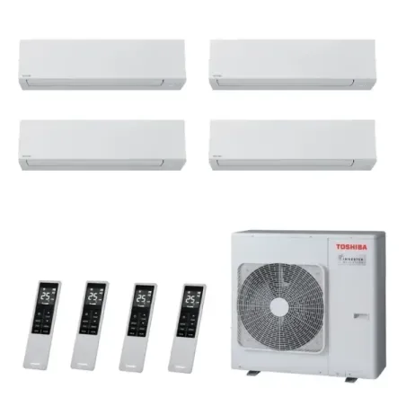 Toshiba Quadri Split 7+7+7+12 Btu Shorai Edge RAS-4M27G3AVG-E