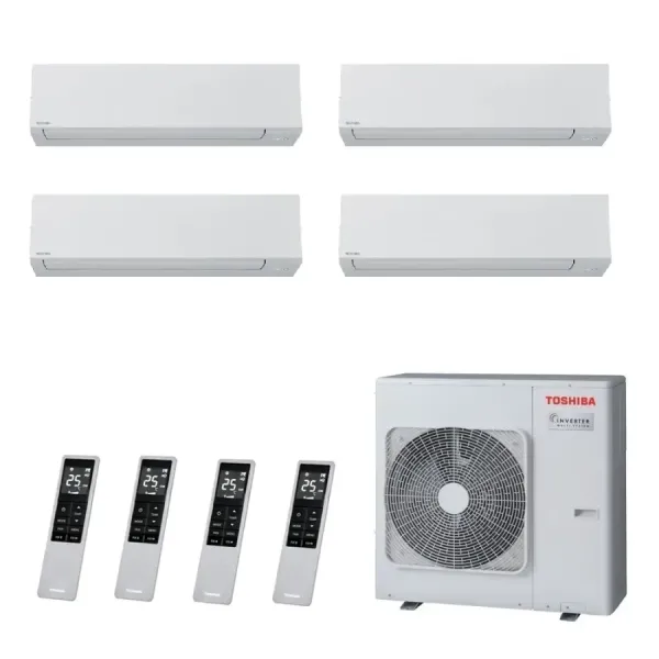 Toshiba Quadri Split 9+9+9+24 Btu Shorai Edge RAS-4M27G3AVG-E