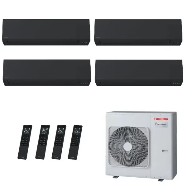 Toshiba Quadri Split 12+12+12+12 Btu Shorai Edge RAS-5M34G3AVG-E1