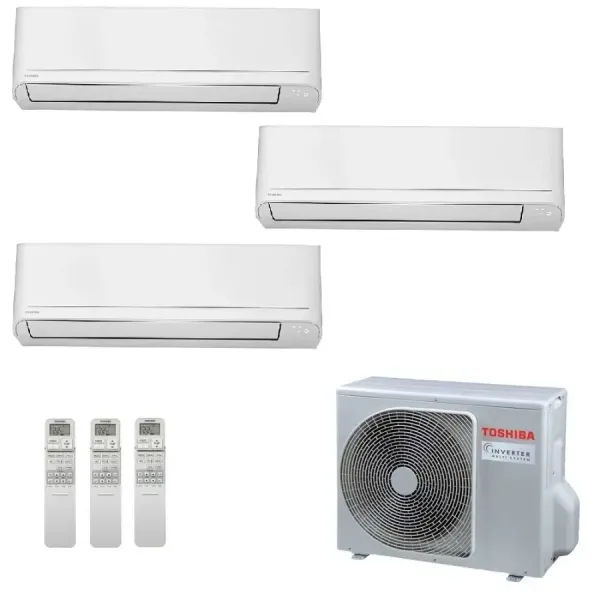 Toshiba Trial Split 5+5+12 Btu Seiya Smart RAS-3M18G3AVG-E