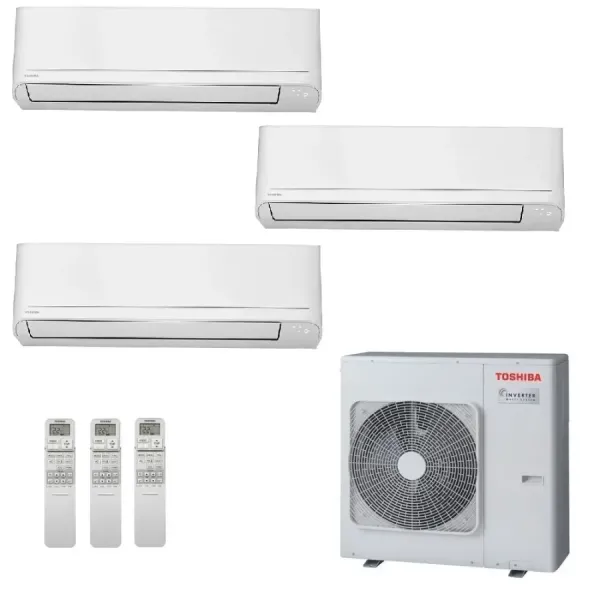 Toshiba Trial Split 12+12+12 Btu Seiya Smart RAS-5M34G3AVG-E1