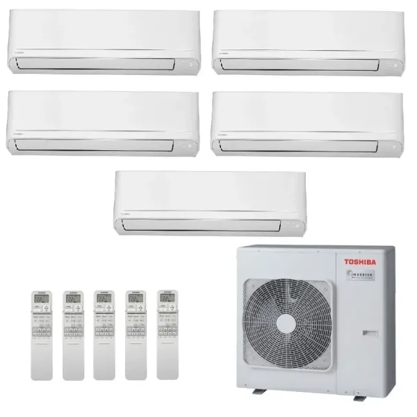 Toshiba Penta Split 9+9+9+9+9 Btu Seiya Smart RAS-5M34G3AVG-E1
