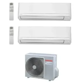 Toshiba Dual Split 7+7 Btu Seiya Classic RAS-2M10G3AVG-E