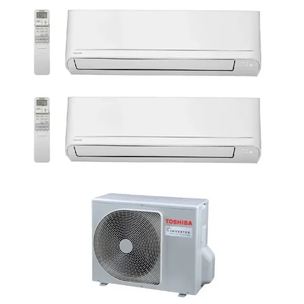 Toshiba Dual Split 12+12 Btu Seiya Classic RAS-2M14G3AVG-E