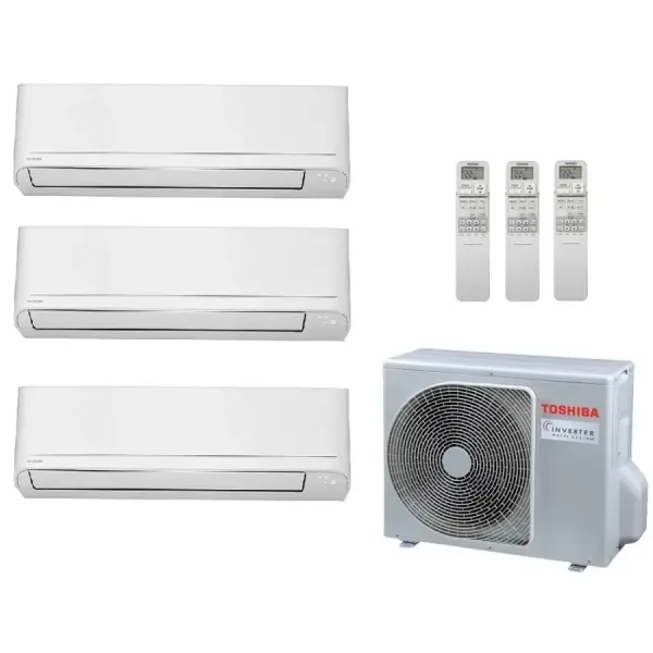 Toshiba Trial Split 5+5+5 Btu Seiya Classic RAS-3M18G3AVG-E