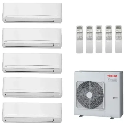 Toshiba Penta Split 9+9+9+9+12 Btu Seiya Classic RAS-5M34G3AVG-E1