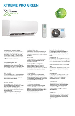Midea Trial Split 9+9+9 Btu Xtreme Pro GREEN M3OA-27HFN8-Q